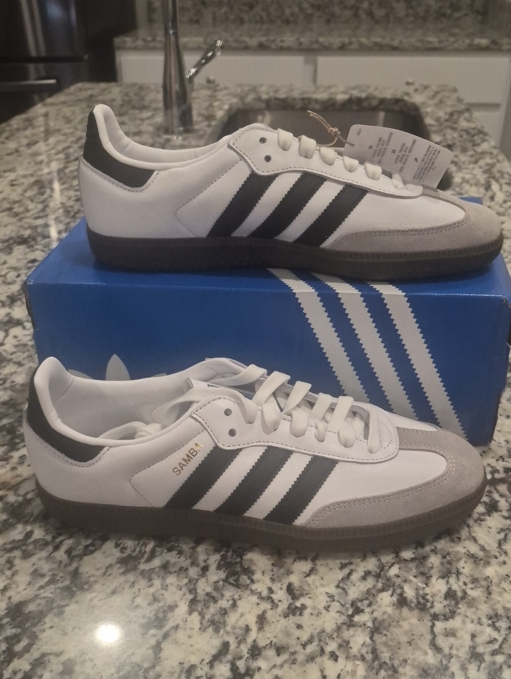 adidas Samba Men's Sneakers - White/Black/Grey